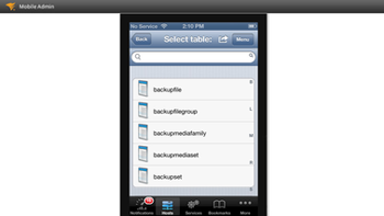 Mobile backup management