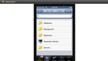Mobile database administration